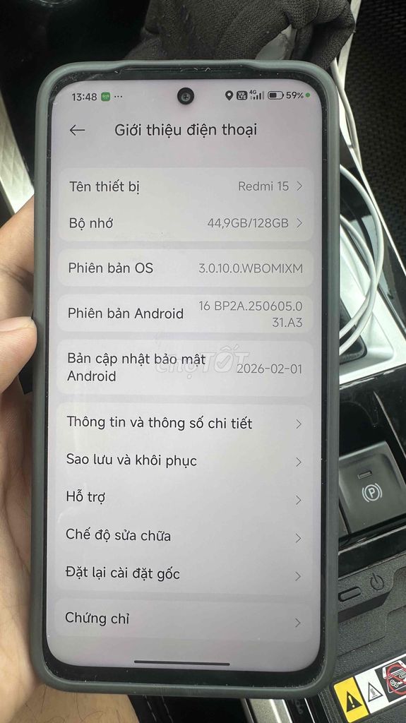 Xiaomi Redmi 15 128GB Bạc. Mua bán Điện thoại tại Quận Thanh Khê Đà Nẵng được đăng bởi Phạm Hồng Sơn Quốc hình 1