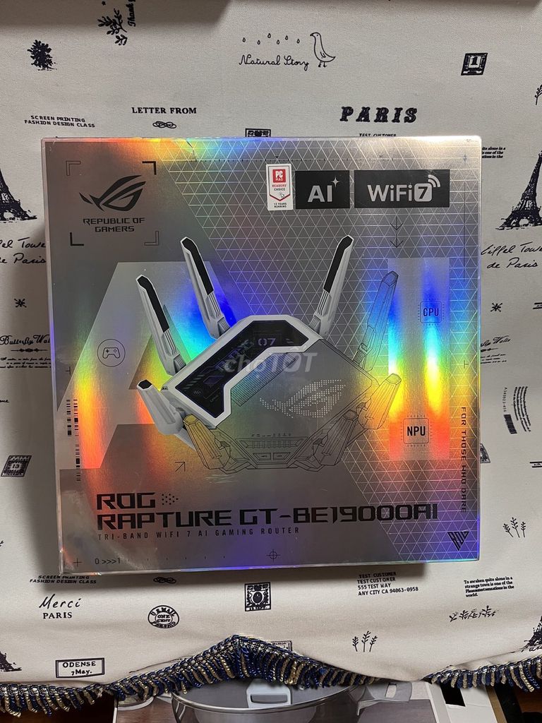 ASUS ROG Rapture GT-BE19000AI WiFi 7. Mua bán Phụ kiện (Màn hình, Chuột...) tại Huyện Đông Anh Hà Nội được đăng bởi Tô Hồng Chung hình 1
