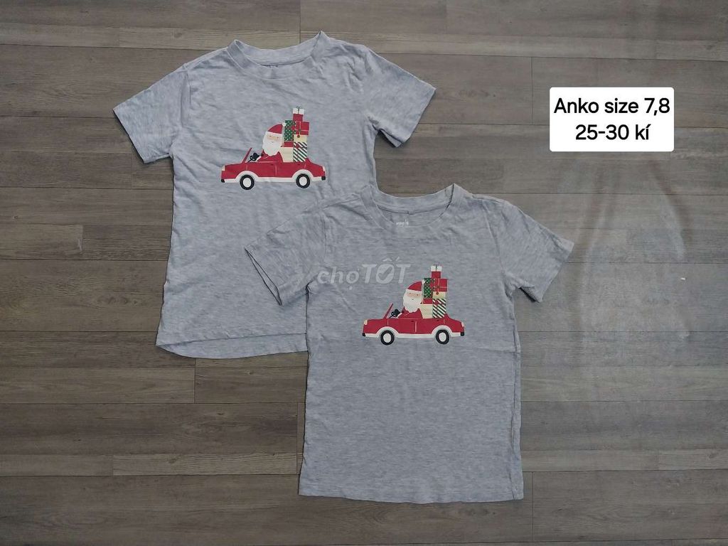 Cặp áo Anko Ông già Noel trẻ em 7,8 tuổi. Mua bán Mẹ và bé tại Quận Tân Bình Tp Hồ Chí Minh được đăng bởi Sala Shop hình 1
