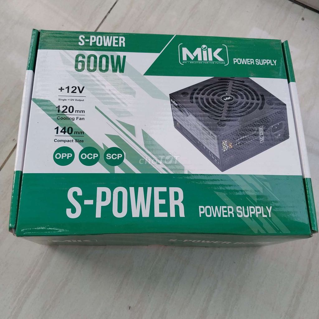 Nguồn 600w new chưa dùng