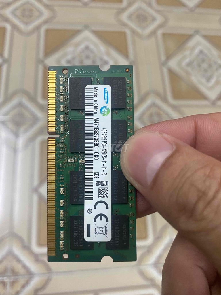 Ram Laptop 4G Samsung ddr3 bus 1600mhz zin us