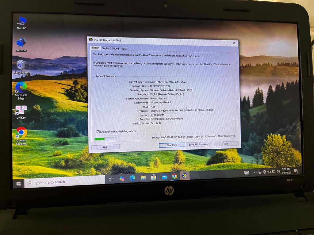 Bán chiếc laptop dư không dùng. Mua bán Laptop tại Huyện Cần Giuộc Long An được đăng bởi Phạm Tấn Phát hình 1