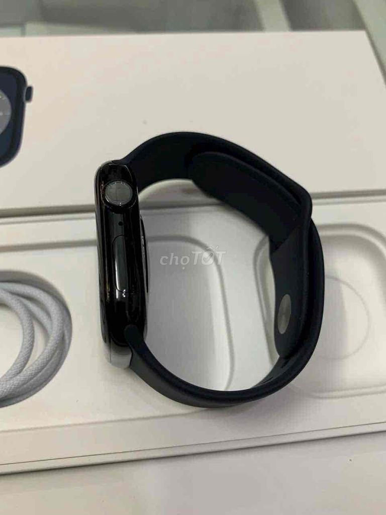 Bán apple watch sr10:46 jetblack gps đẹp keng