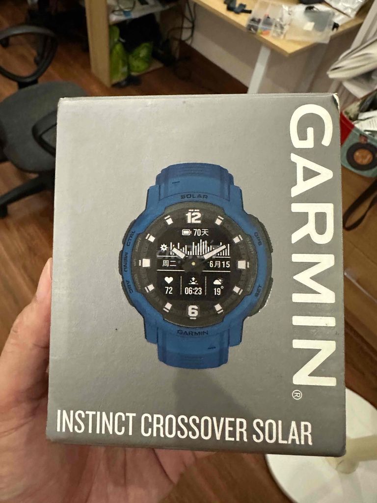 Garmin Instinct Crossover Solar Xanh. Mua bán Thiết bị đeo thông minh tại Thành phố Cà Mau Cà Mau được đăng bởi DuLo hình 1