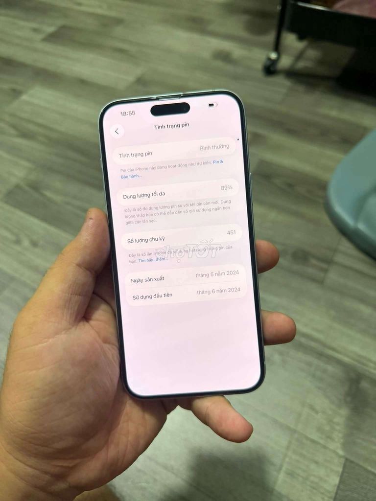 Apple iPhone 15 Plus 128GB 89% Đã qua sử dụng. Mua bán Điện thoại tại Huyện Châu Thành Bến Tre được đăng bởi  Lê Nguyên hình 1