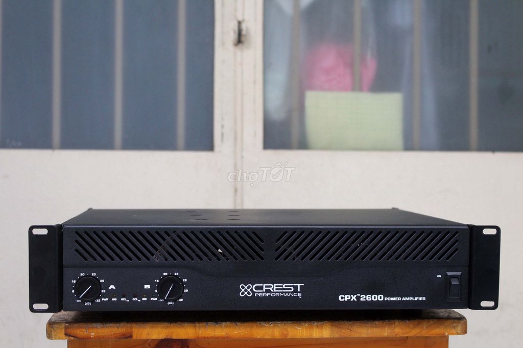 Power amplifier  CREST Audio CPX-2600  made in USA. Mua bán Tivi, Âm thanh tại Quận 8 Tp Hồ Chí Minh được đăng bởi tran thanh long hình 1