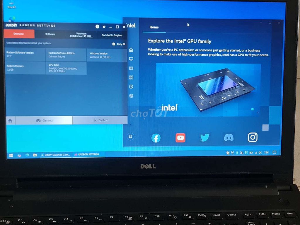 Dell 15.6inch i5 ram12GB/2 card đồ hoạ chạy ssong. Mua bán Laptop tại Thành phố Cao Lãnh Đồng Tháp được đăng bởi HL hình 1