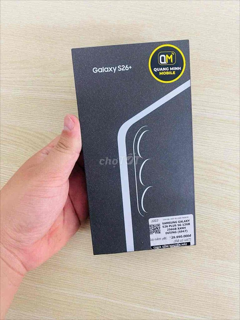 Samsung Galaxy S26 Plus 256GB Xanh Mới. Mua bán Điện thoại tại Quận Gò Vấp Tp Hồ Chí Minh được đăng bởi Quang Minh Mobile  hình 1