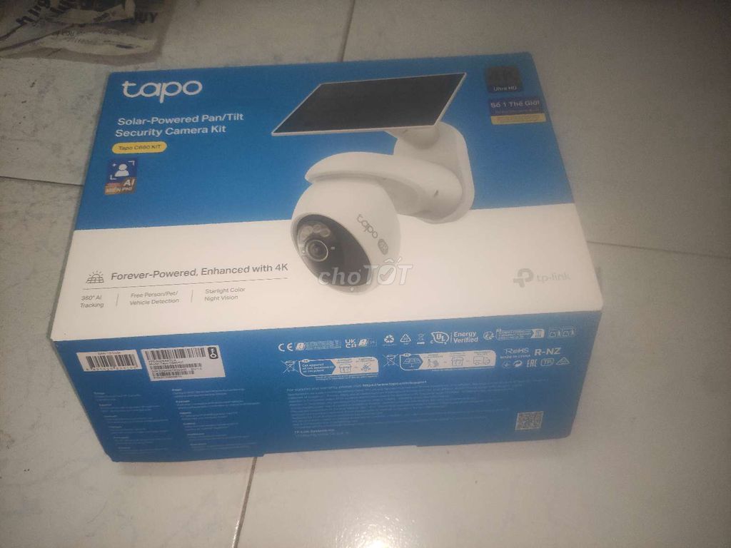 Camera TP-Link Tapo C660 KIT Trắng. Mua bán Máy ảnh, Máy quay tại Quận 8 Tp Hồ Chí Minh được đăng bởi Nguyễn Hồng Quang hình 1
