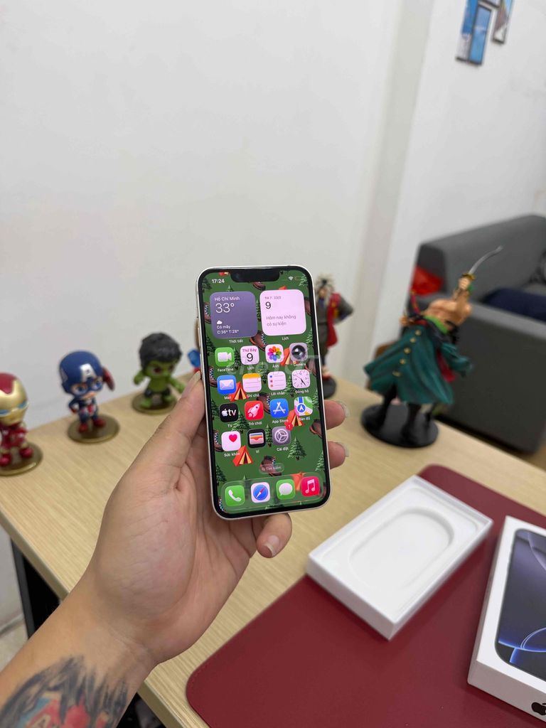Apple iPhone 13 Mini 128GB Trắng Zin Nguyên Bản. Mua bán Điện thoại tại Quận Cầu Giấy Hà Nội được đăng bởi Trung Kiên Trả Góp Bao Nợ Xấu hình 1