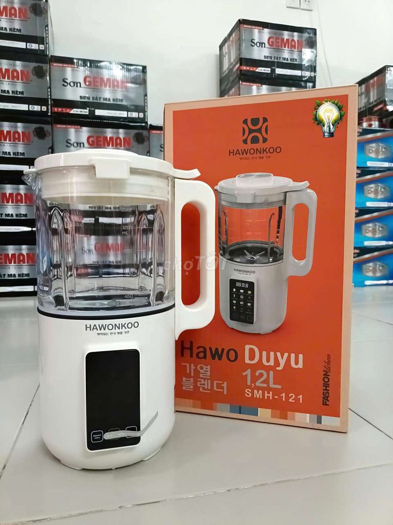 Máy làm sữa hạt HAWONKOO SMH-121 Trắng. Mua bán Bếp, lò, đồ điện nhà bếp tại Thành phố Rạch Giá Kiên Giang được đăng bởi Nhã Đan hình 1