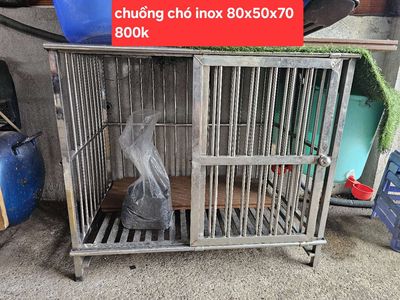 Chuồng chó Inox 80x50x70. Mua bán Phụ kiện, Thức ăn, Dịch vụ tại Huyện Hóc Môn Tp Hồ Chí Minh được đăng bởi Nguyễn Bảo