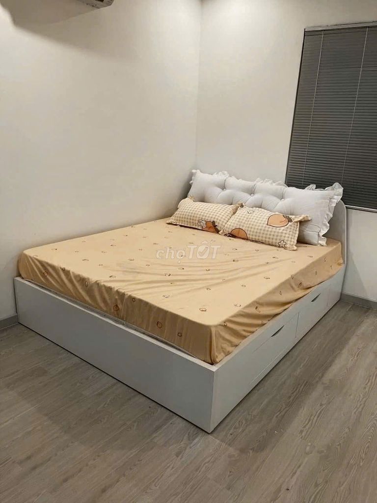 Giường Ngủ Hộc Tay Nắm Âm – Đầu Bo Hiện Đại + Sang. Mua bán Giường, chăn ga gối nệm tại Quận Ngũ Hành Sơn Đà Nẵng được đăng bởi toan hình 1