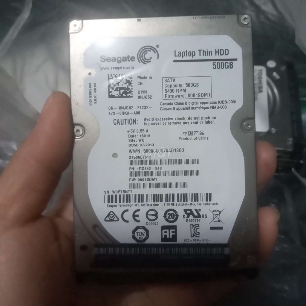 +CÒN DƯ 26 Ổ HDD 500GB LAPTOP SỨC KHỎE TỐT