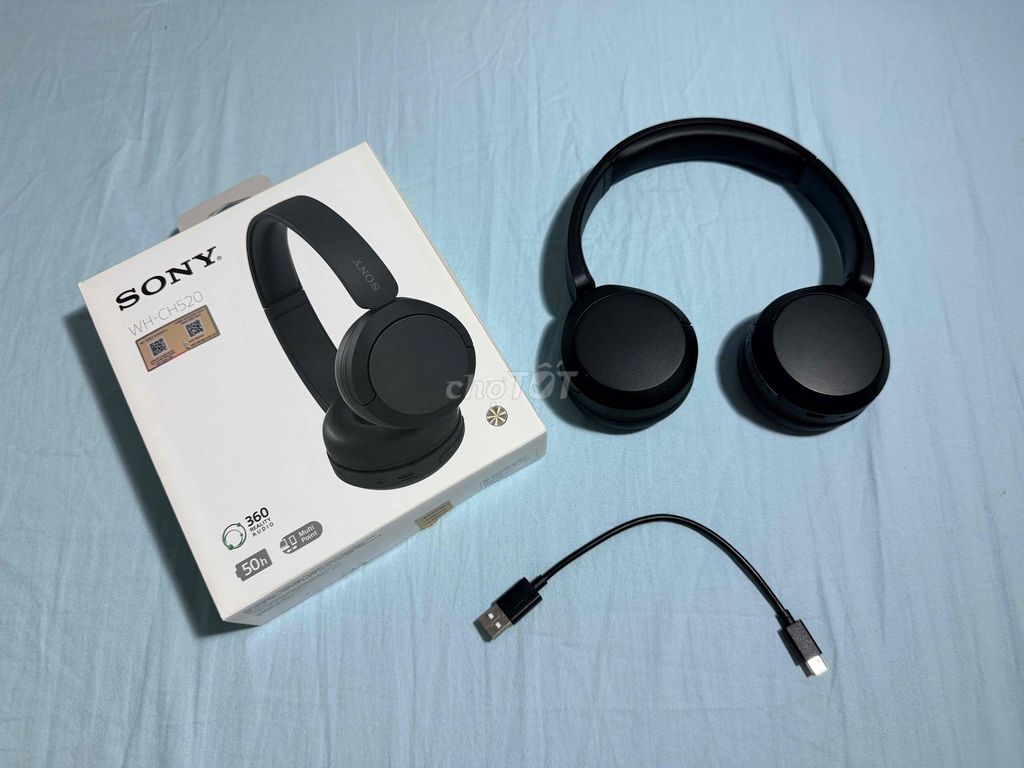 Tai nghe Sony WH-CH520 Đen. Mua bán Tivi, Âm thanh tại Quận Bình Thạnh Tp Hồ Chí Minh được đăng bởi Ngọc hình 1