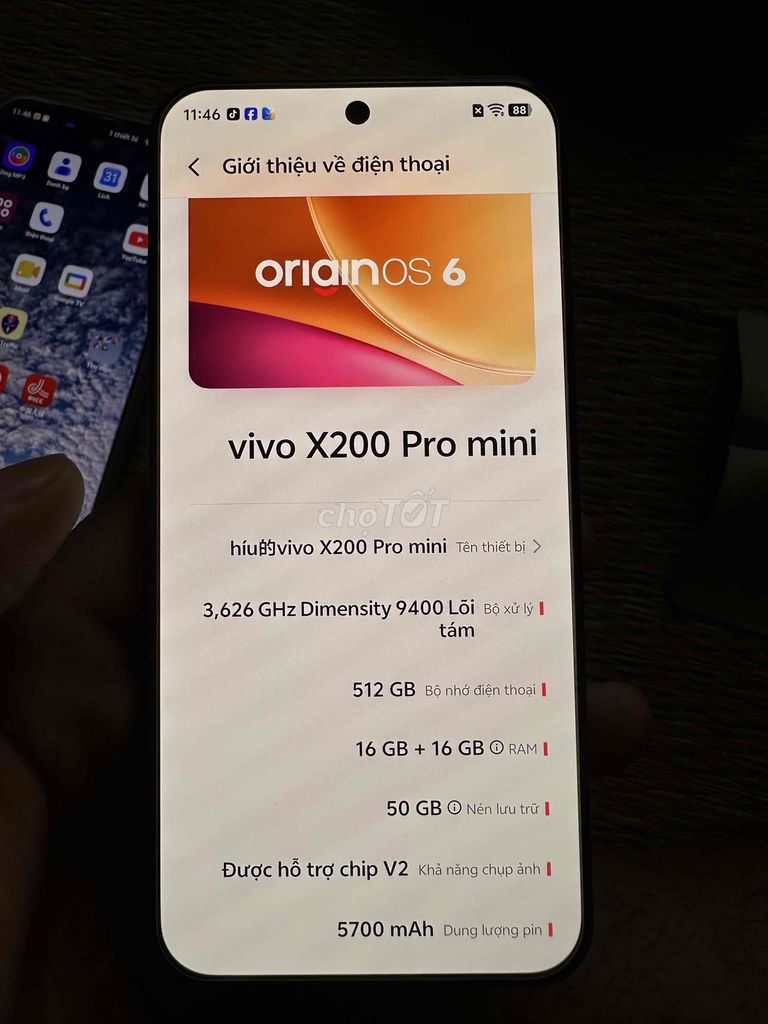 Vivo X200 Pro Mini 512GB Đen Dimensity 9400. Mua bán Điện thoại tại Huyện Kế Sách Sóc Trăng được đăng bởi Hiếu Trần hình 1