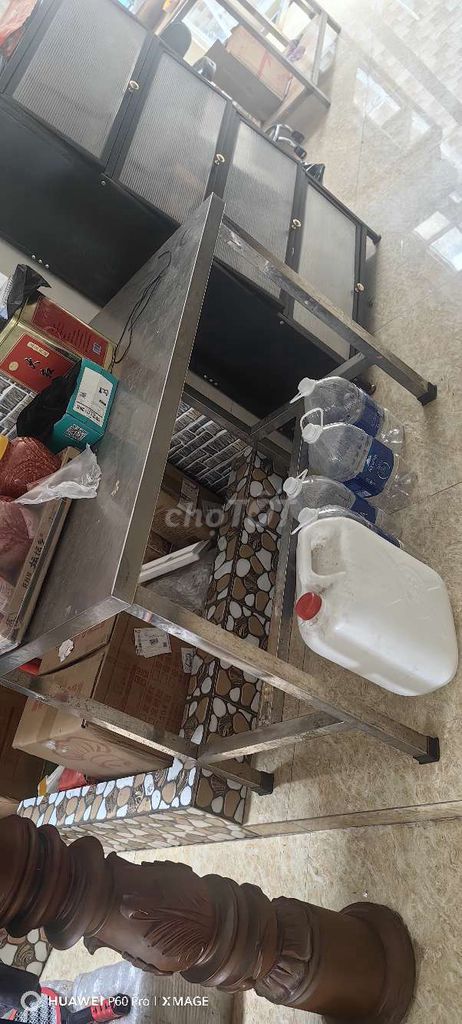 Bàn bếp Inox màu Bạc. Mua bán Dụng cụ nhà bếp tại Huyện Đức Hòa Long An được đăng bởi nguyễn thu hằng hình 1