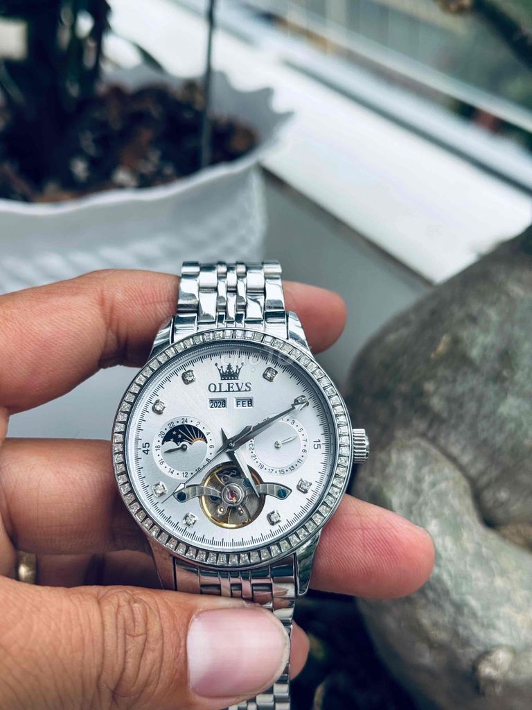 Đồng hồ OLEVS Nam Thép không gỉ. Mua bán Đồng hồ tại Huyện Phú Tân An Giang được đăng bởi Đặng Nam hình 1