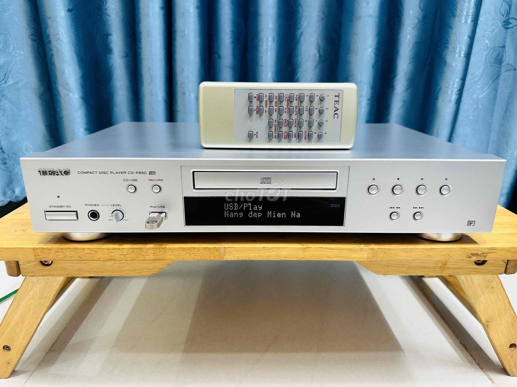 Đầu đĩa CD TEAC CD-P650 Bạc. Mua bán Tivi, Âm thanh tại Quận 3 Tp Hồ Chí Minh được đăng bởi Đức phát hình 1