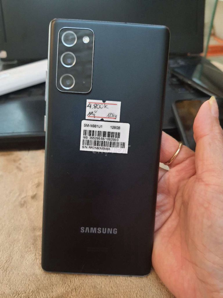 Galaxy Note20 5G màu Xám máy Mỹ 2sim chip Snapdrag. Mua bán Điện thoại tại Quận Thanh Xuân Hà Nội được đăng bởi ĐC 173 NGUYỄN XIỂN TX HN  hình 1