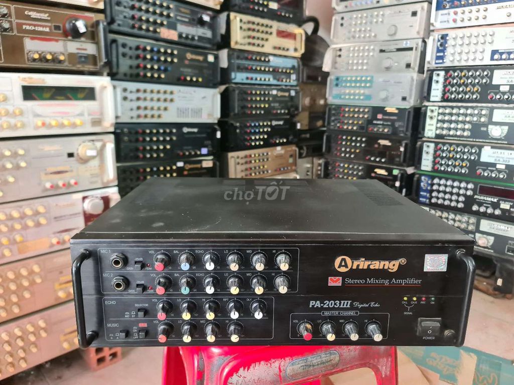 Ampli  Arirang Pa 203 III *hãng/ 8mosfet/đen