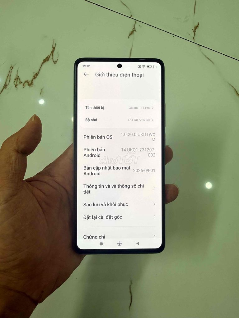 Xiaomi 11T Pro 12GB/256 zin đẹp hỏng hẳn màn. Mua bán Điện thoại tại Quận Hà Đông Hà Nội được đăng bởi Mạnh Mobile hình 1