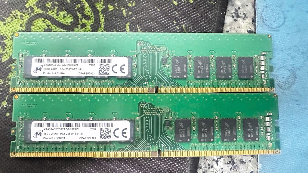 RAM Micron 16GB DDR4 2666V. Mua bán Linh kiện (RAM, Card...) tại Huyện Dầu Tiếng Bình Dương được đăng bởi Hoàng Võ hình 1