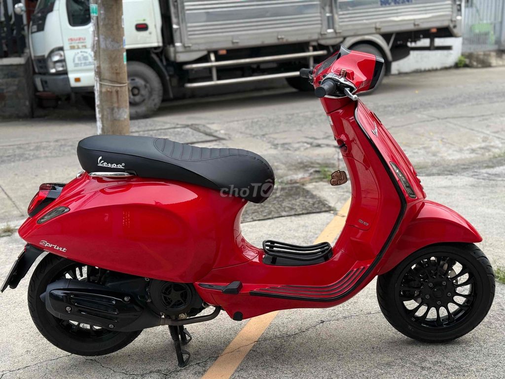 🌈 Vespa Sprint 2019–Đỏ Đen Sporty—Máy Zin/Chất. Mua bán Xe máy tại Thành phố Biên Hòa Đồng Nai được đăng bởi Phong hình 7