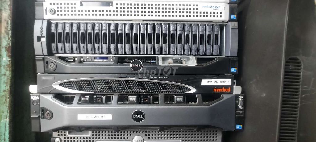 Thanh lý 10 Netapp server Dell R410 R510 Websense