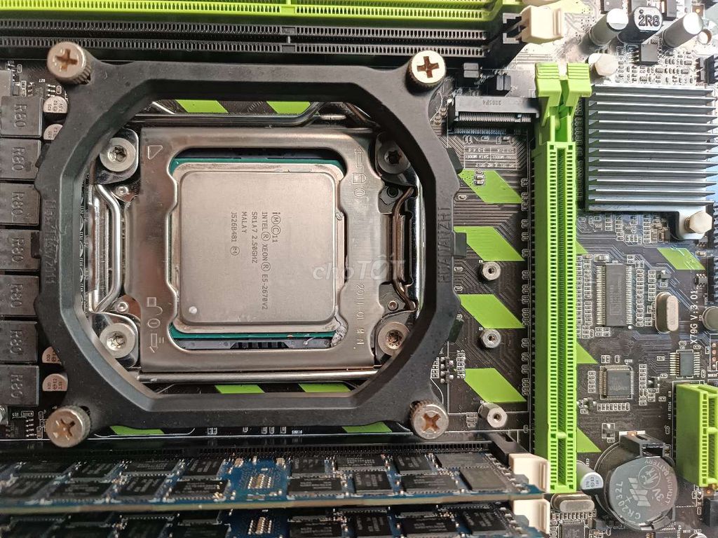Bo mạch chủ X79 Intel Xeon E5 V2. Mua bán Linh kiện (RAM, Card...) tại Quận Tân Bình Tp Hồ Chí Minh được đăng bởi Matkiengbl hình 1