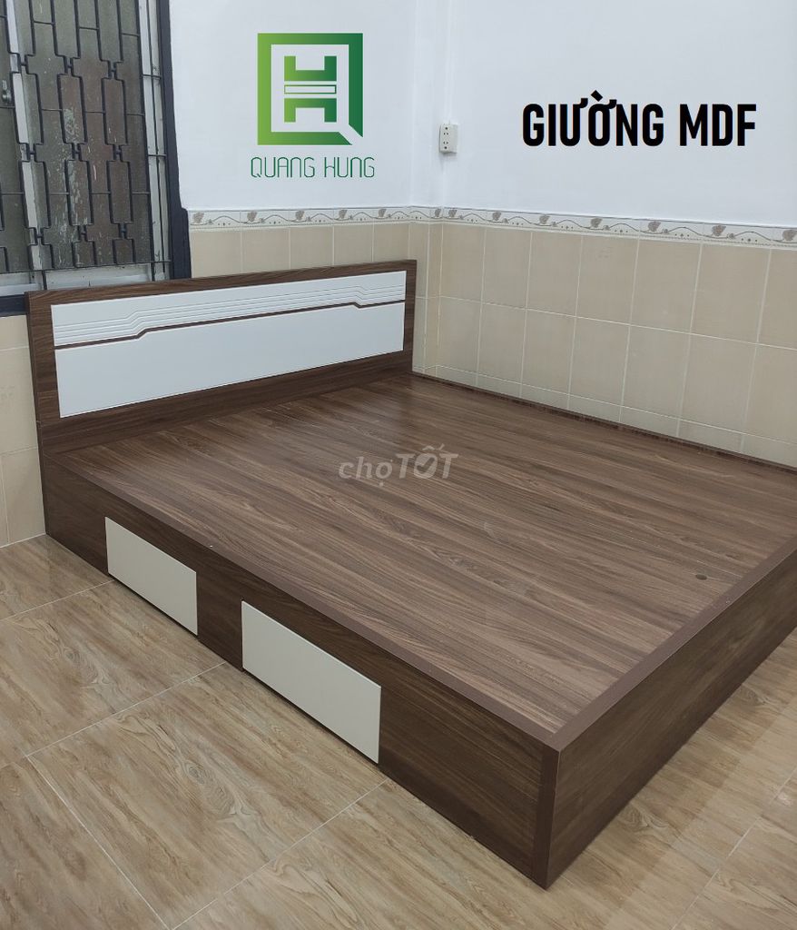 GIƯỜNG MDF-GIƯỜNG MDF=GIƯỜNG MDF=GIƯỜNG MDF$GIƯỜNG. Mua bán Giường, chăn ga gối nệm tại Quận 11 Tp Hồ Chí Minh được đăng bởi NỘI THẤT NHÀ XINH hình 1
