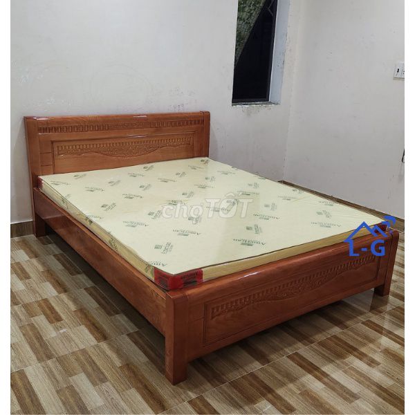 GIƯỜNG GỖ SỒI%GIƯỜNG GỖ SỒI@@GIƯỜNG GỖ SỒI!!GIƯỜNG. Mua bán Giường, chăn ga gối nệm tại Thị xã Tân Uyên Bình Dương được đăng bởi NỘI THẤT LÂM GIA PHÁT  hình 1
