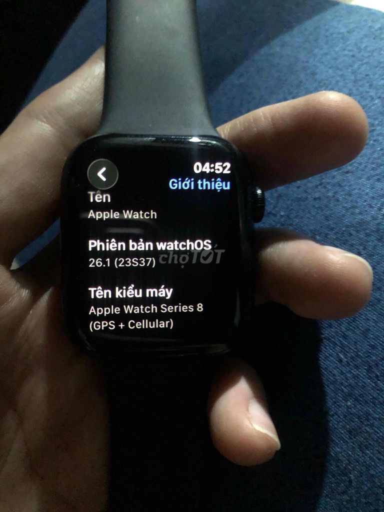 Apple Watch Series 8 Đen. Mua bán Thiết bị đeo thông minh tại Quận 12 Tp Hồ Chí Minh được đăng bởi Nguyễn Quốc Anh hình 1