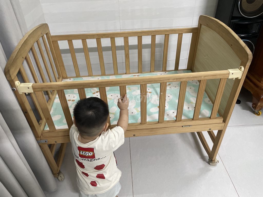 Cũi gỗ cho bé trai và bé gái. Mua bán Mẹ và bé tại Huyện Trảng Bom Đồng Nai được đăng bởi ngoc nguyen hình 1