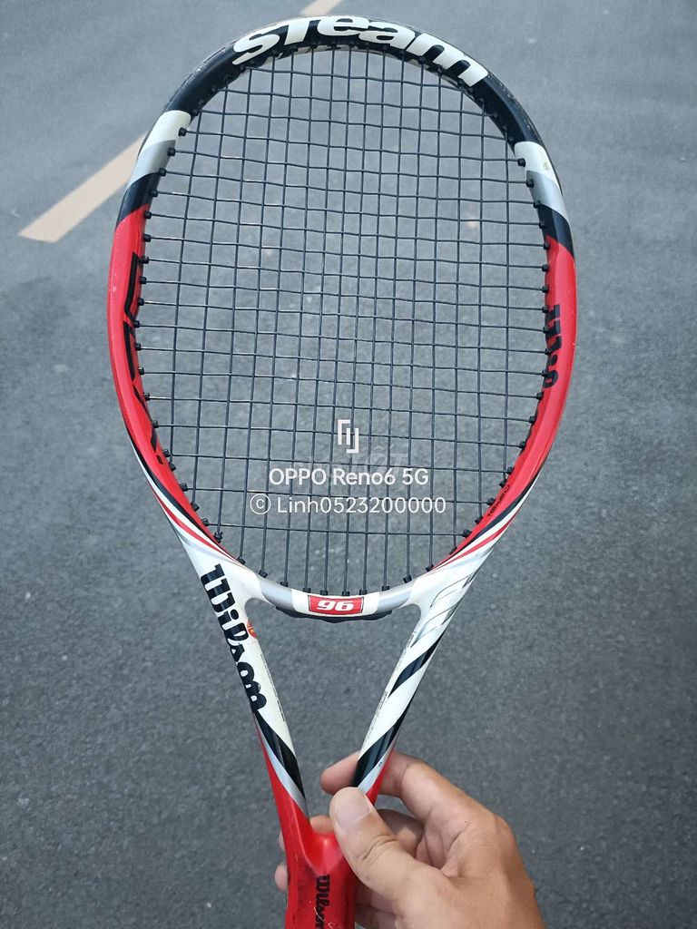 Vợt tennis Wilson Steam 96 mặt vợt 96 inch 289g