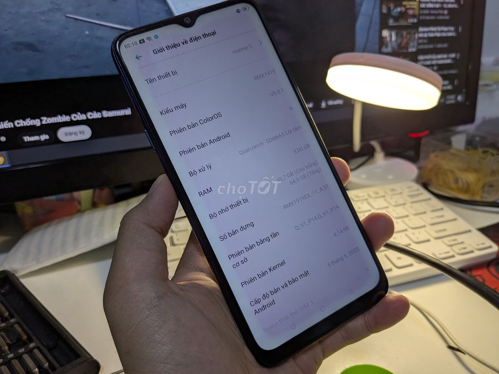 Realme 5 64GB Pin trâu. Mua bán Điện thoại tại Thành phố Thủ Đức Tp Hồ Chí Minh được đăng bởi Văn Lâm hình 1
