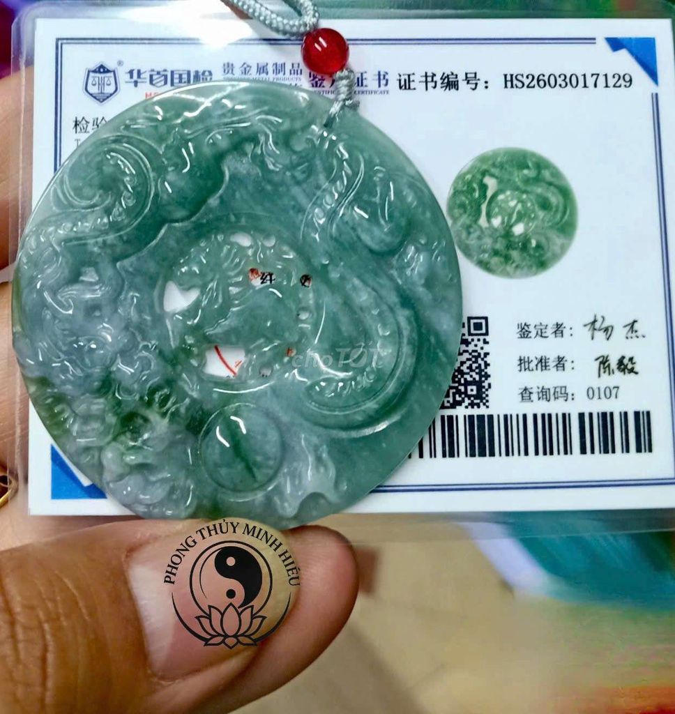 Mặt dây chuyền Rồng Ngọc cẩm thạch. Mua bán Phụ kiện thời trang khác tại Quận Lê Chân Hải Phòng được đăng bởi Nguyễn Hiếu hình 1