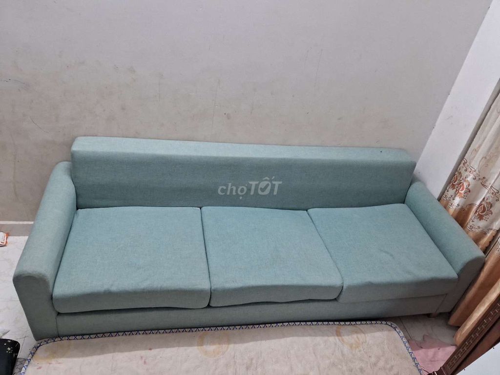 Ghế sofa Vải Xanh ngọc. Mua bán Bàn ghế tại Huyện Nhà Bè Tp Hồ Chí Minh được đăng bởi Tran Khanh Duy  hình 1