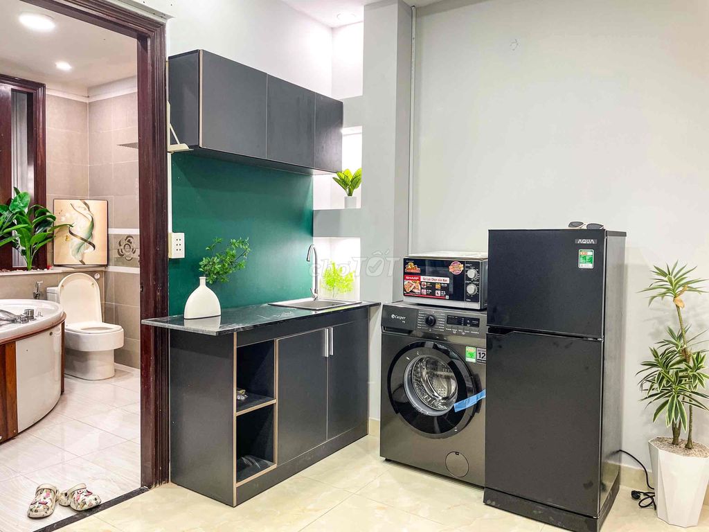 2PN Bancol Full nội thất (máy giặt riêng)
