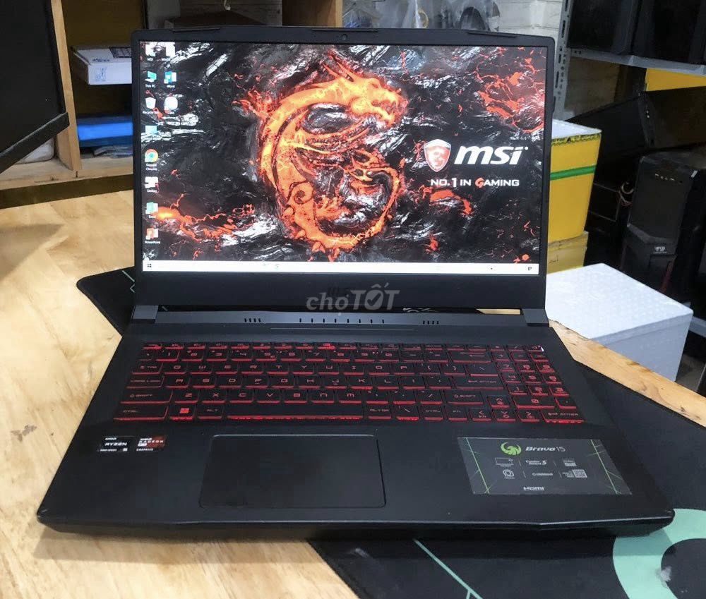 Gaming MSI Bravo 15 Ryzen 5 5600H/16/512 RX 5500M. Mua bán Laptop tại Thành phố Thủ Đức Tp Hồ Chí Minh được đăng bởi NamPhong Computer hình 1