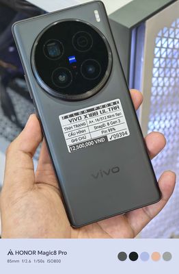 Vivo X100 Ultra 16GB 512GB Đen Đã sử dụng
