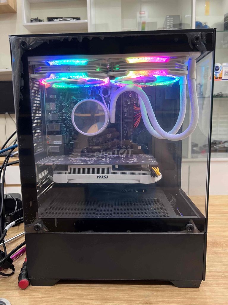 case chơi game H510, i3 10100F, Ram 8G, ssd 250G. Mua bán Máy tính để bàn tại Quận Thanh Xuân Hà Nội được đăng bởi Máy Tính Duy Hưng hình 1