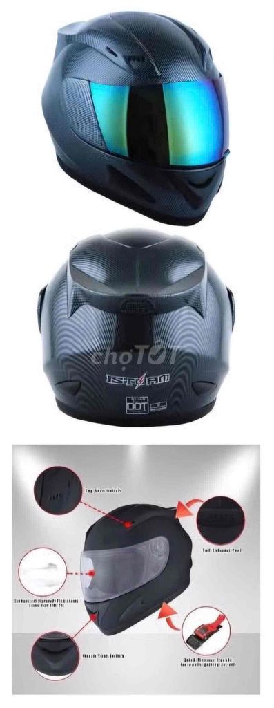 mũ bảo hiểm xe moto. Mua bán Phụ kiện thời trang khác tại Quận Thanh Khê Đà Nẵng được đăng bởi Trần Thu hình 1