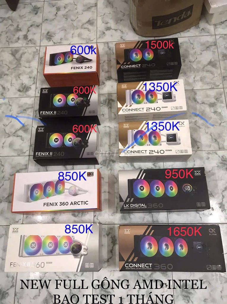 Tản nhiệt nước Xigmatek các mã. Mua bán Linh kiện (RAM, Card...) tại Quận Hai Bà Trưng Hà Nội được đăng bởi HÀNG THANH LÝ hình 1