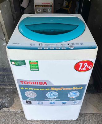 Máy giặt toshiba 7.2kg A800 giặt vắt êm tiết kiệm🖤