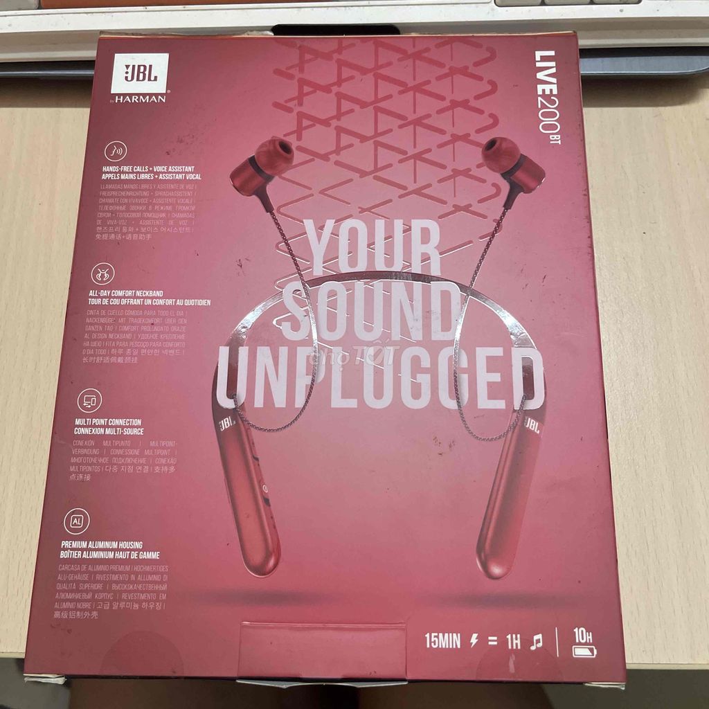 Tai nghe Bluetooth JBL LIVE200BT Đỏ. Mua bán Tivi, Âm thanh tại Quận Gò Vấp Tp Hồ Chí Minh được đăng bởi Thu hình 1
