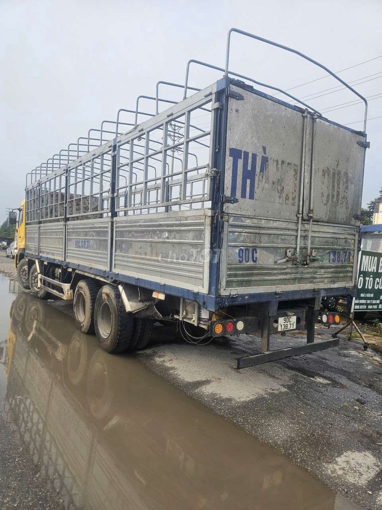 Xe tải 4 chân mui bạt H Huy. Mua bán Xe tải, xe ben tại Huyện Đan Phượng Hà Nội được đăng bởi A Đông hình 3