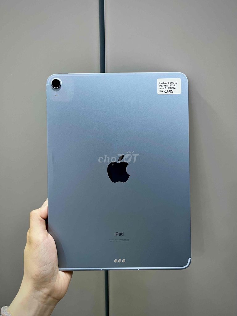 Apple iPad Air 4 64GB Xanh Blue Nguyên Bản Zin All. Mua bán Máy tính bảng tại Huyện Hóc Môn Tp Hồ Chí Minh được đăng bởi SIRI STORE HCM hình 1