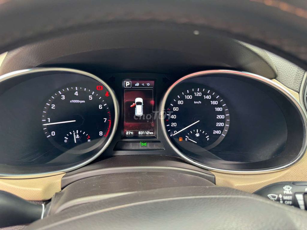 Hyundai Santafe 2018 máy xăng 2.4L 2 cầu,màu đỏ. Mua bán Ô tô tại Quận Bình Tân Tp Hồ Chí Minh được đăng bởi Son Do hình 8