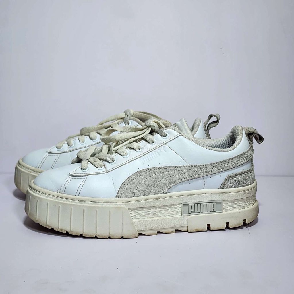 Giày nữ PUMA Mayze Thrifted White Grey Women's 37